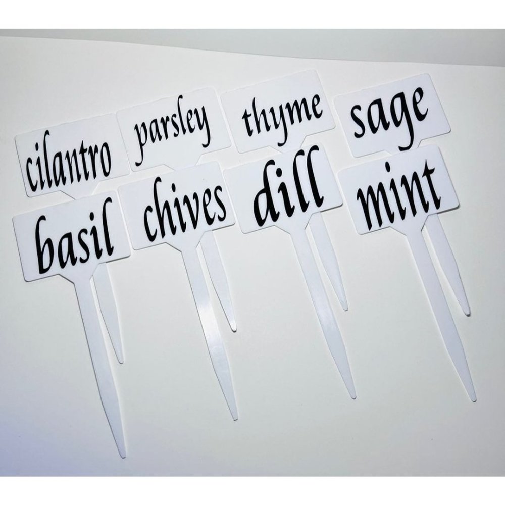 New 8 Custom Plant  Stake Labels